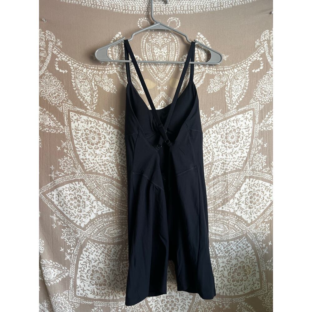 Gymshark Strappy All In One Workout Romper in Black - Picture 6 of 8